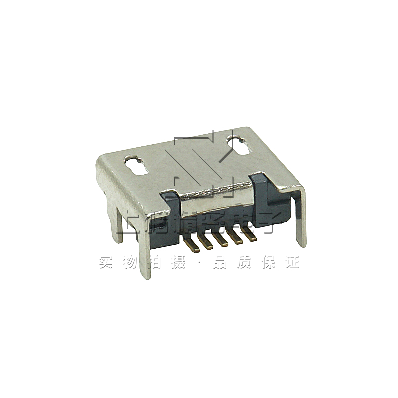 MICRO 5P 四脚平口无柱6.2MM
